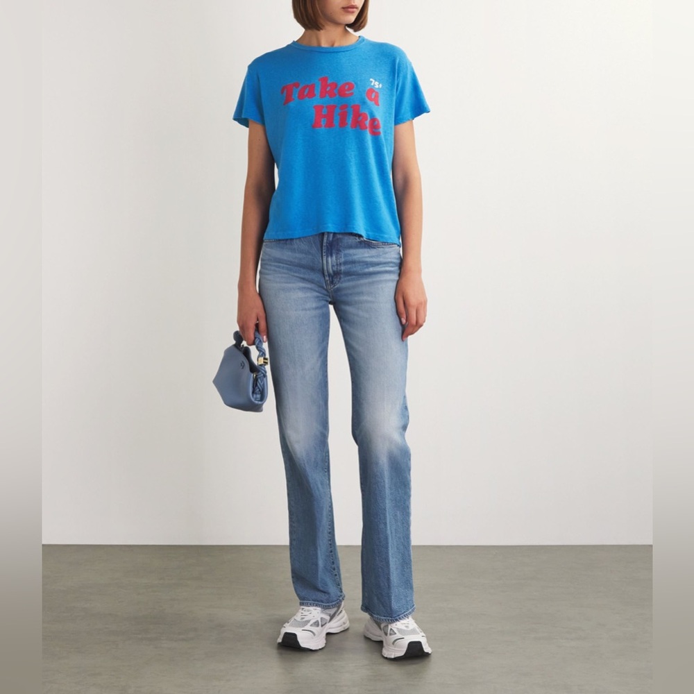 MOTHER Blue 'Take a Hike' Tee